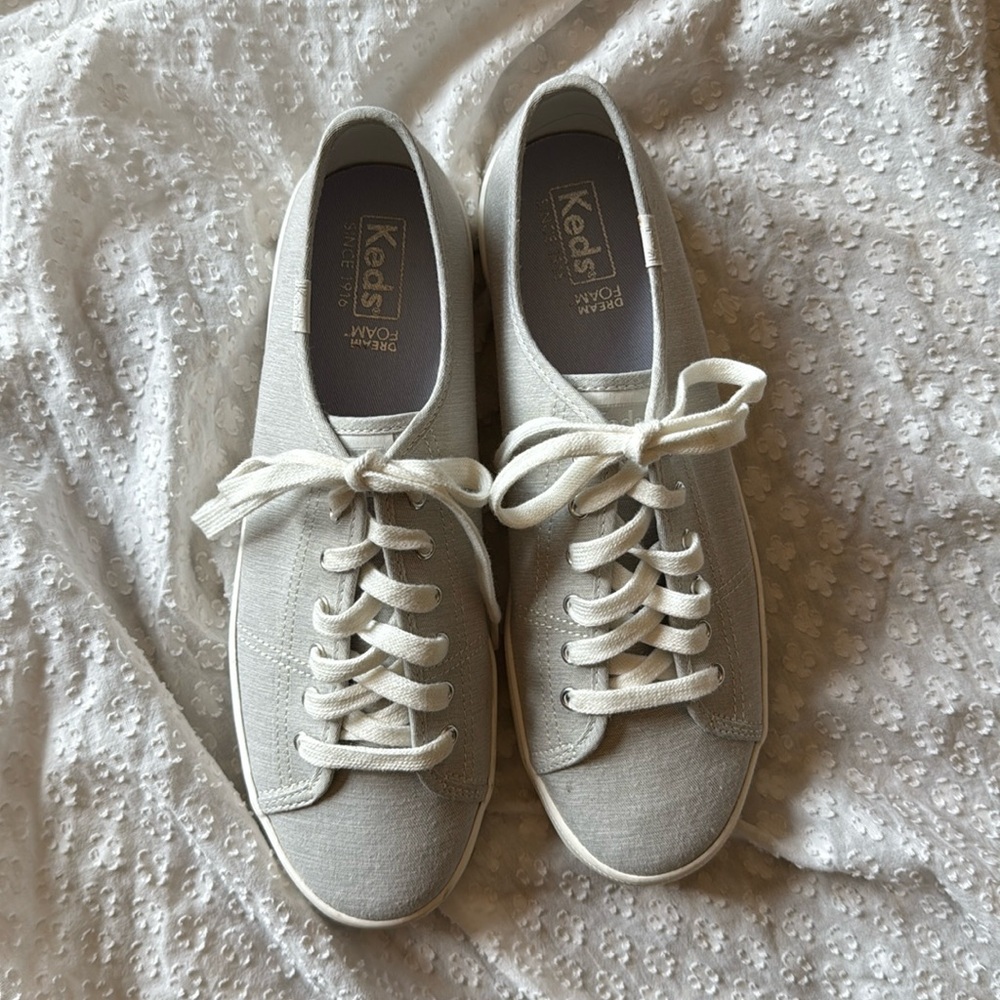 Keds Kickstart Mini Chambray Sneakers size 8.5